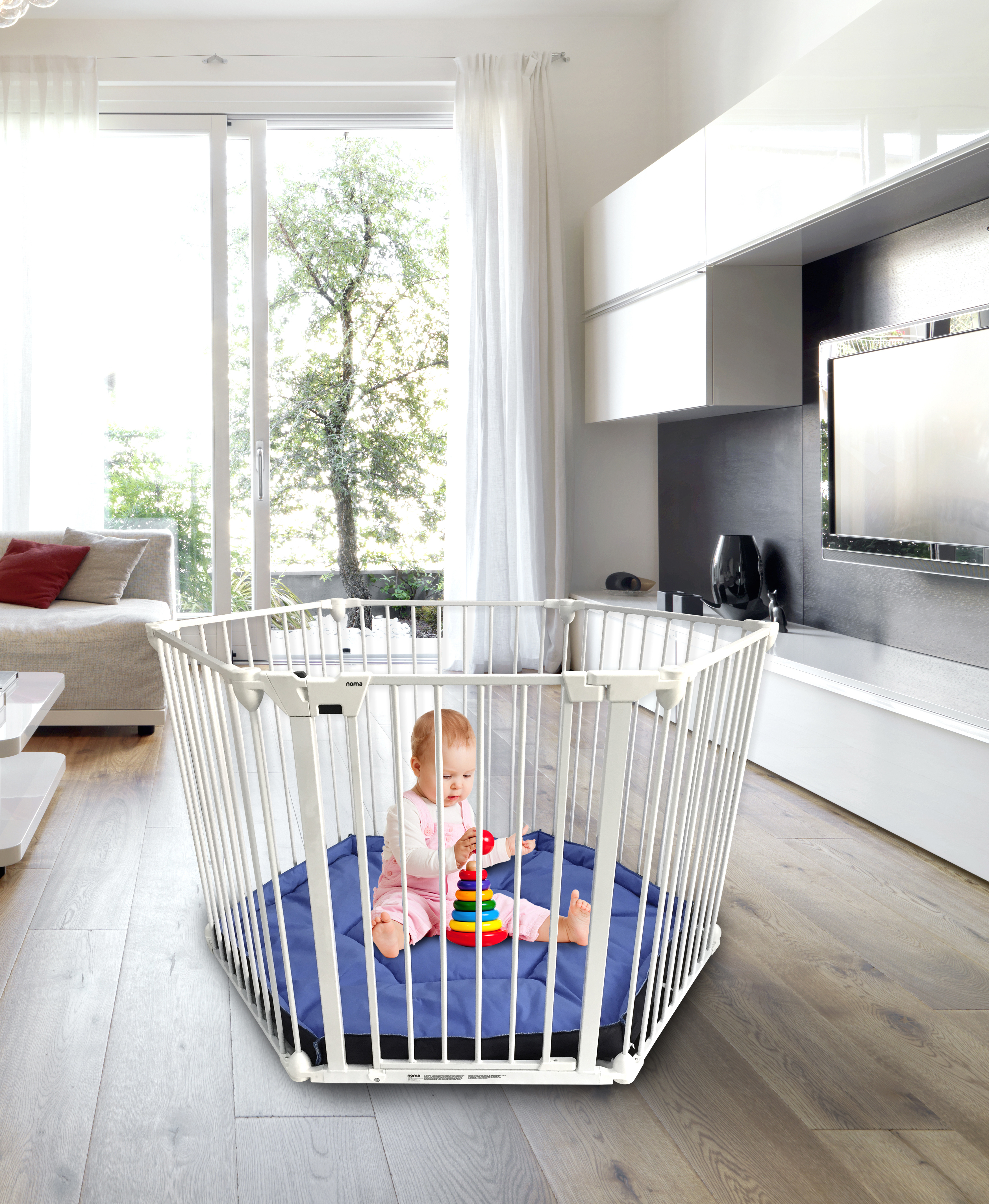 6 panel shop baby gate